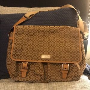 Monogram Coach Laptop Bag